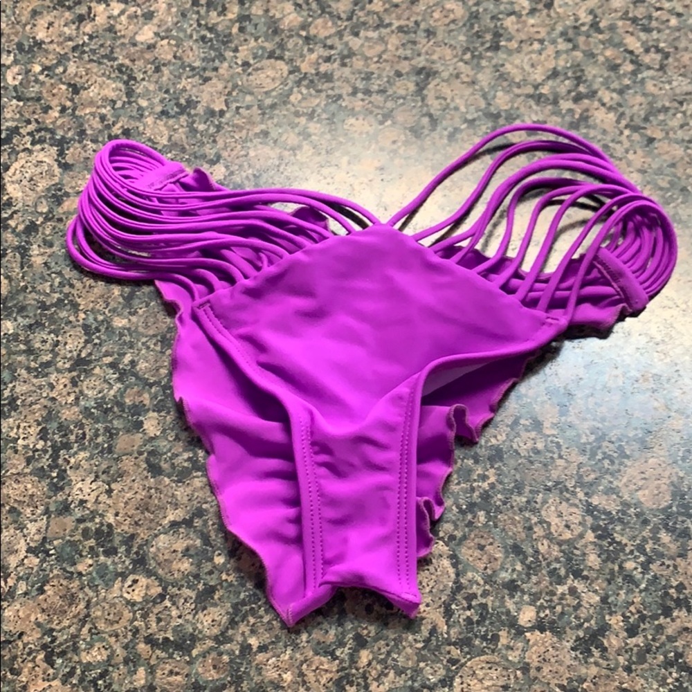 Purple luli fama bikini bottoms